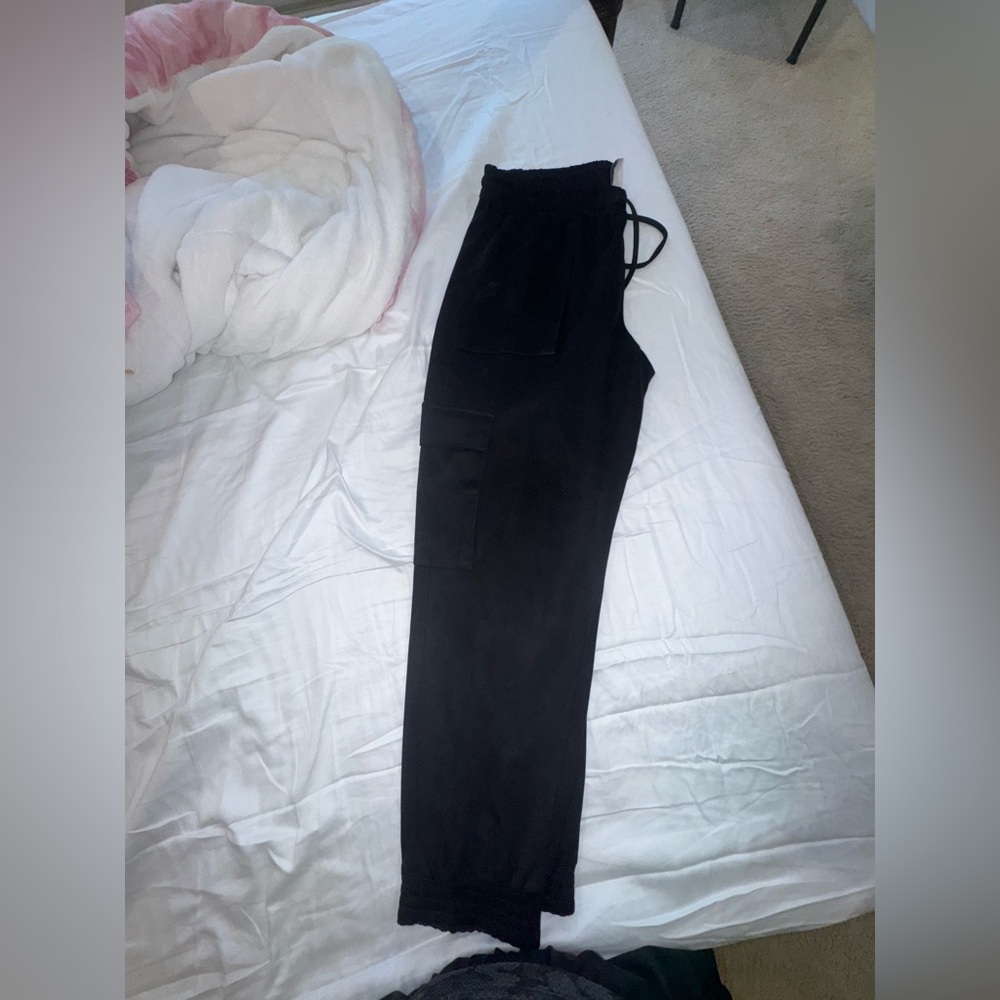 Zara cargo black sweat pants!